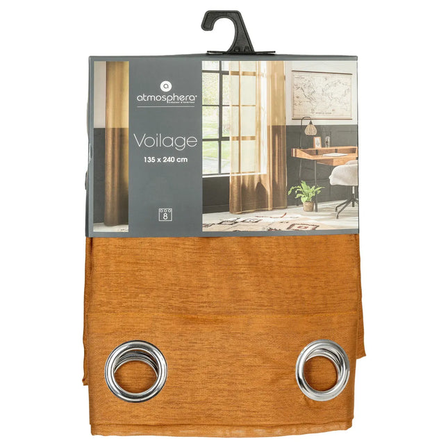 Visillo "Moly" 135x240cm canela - 146280E