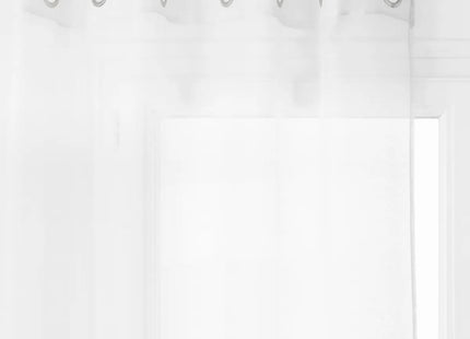 Visillo "Moly" 135x240cm blanco - 146280Z