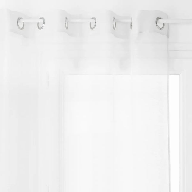 Visillo "Moly" 135x240cm blanco - 146280Z