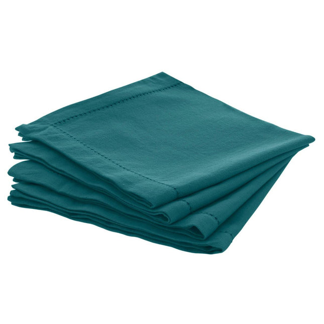 Set de 4 servilletas "Chambray" azul pato - 146341Q