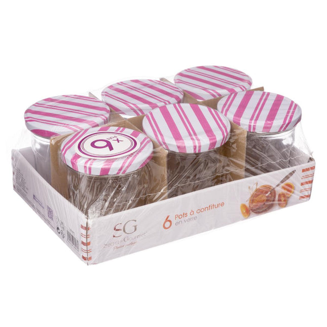 Lote de 6 tarros de mermelada 28cl - 146445