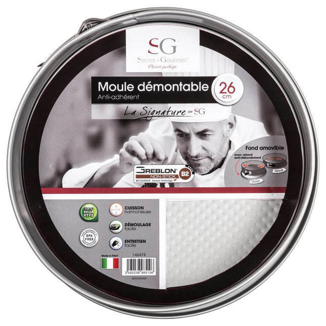 Molde antiadherente desmontable 26cm "Signature" - 146474