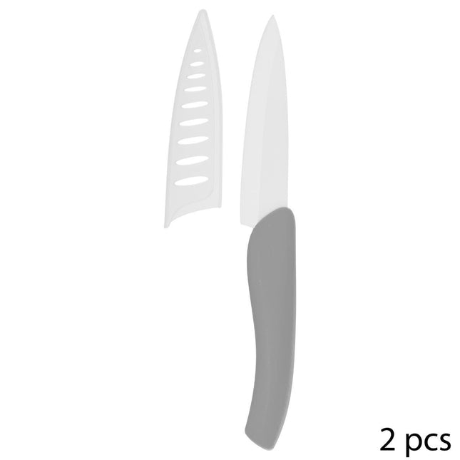 Juego de 2 cuchillos para verdura de cerámica tamaño 3,5 zirco - 146635