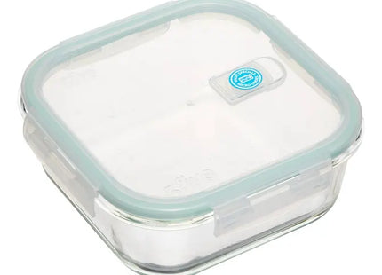 Pote de vidrio cuadrado "Clipeat" de 1,18 L- 146656