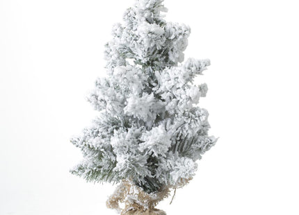Árbol de Navidad artificial Verde flocado Blanco A50cm "Blooming" - 146884