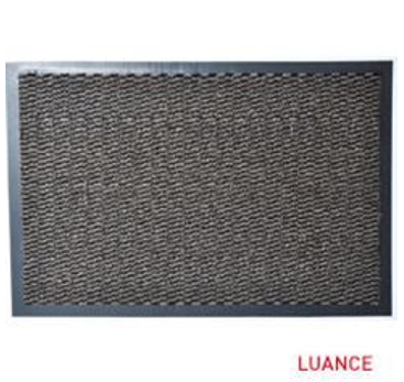 Felpudo lisa de Polipropileno/PVC 60x80 color topo - 1471663