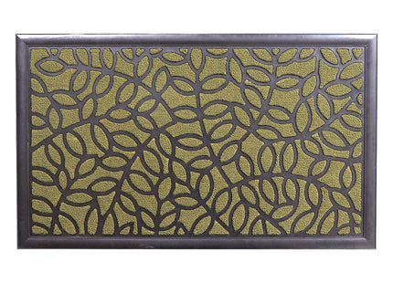 FELPUDO BRONX 45X75CM POLIPROPILENO/GOMA  VERDE - 1474656