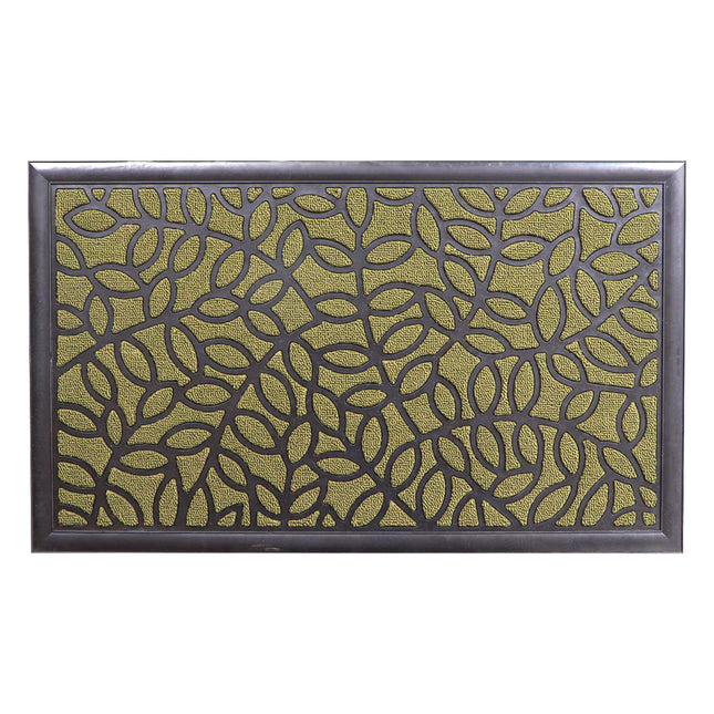 FELPUDO BRONX 45X75CM POLIPROPILENO/GOMA  VERDE - 1474656