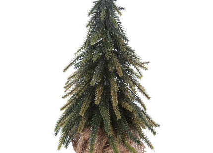 Árbol de Navidad de mesa con base de yute A27cm - 147790