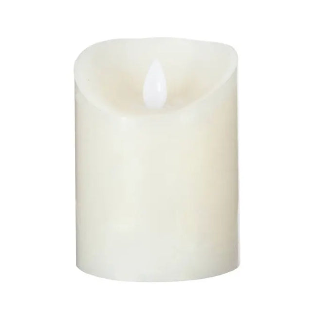 Vela LED cilíndrica de 7,5 x 10 cm, libre de aceite de palma - 148102A