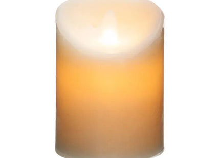 Vela LED cilíndrica de 7,5 x 10 cm, libre de aceite de palma - 148102A