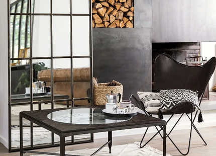 Espejo "Gallery" H177,5cm en metal - 148251