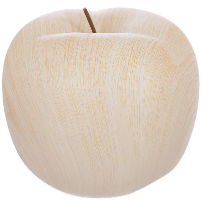 Manzana de cerámica efecto madera D22 x 17cm - 148386
