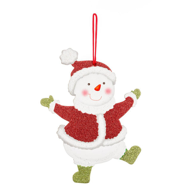 Deco navideña "Noel" forma plana y brillante L16cm - 148930