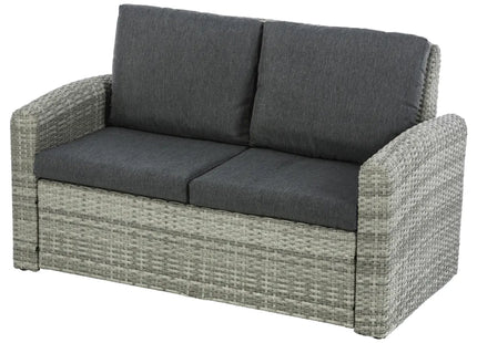 Mueble de jardín “Polynésia” de 4 plazas en aluminio y resina - 149403