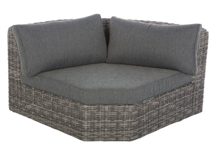 Mueble de jardín esquinero de 5 plazas "Mooréa" savana - 149481