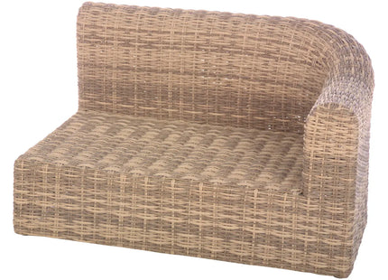 Mueble de jardín esquinero de 5 plazas "Mooréa" savana - 149481A