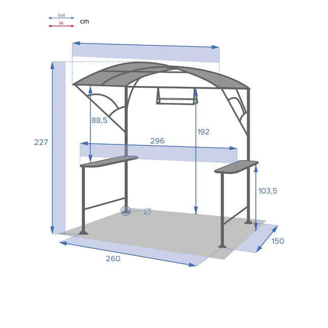 Refugio para barbacoa “Neiba” -  149713
