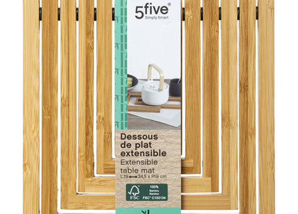 Posaplato Estirable de Bambú 19cm - 150086