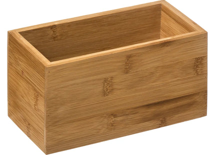Organizador de bambú rectangular 18x9x9,5 para baño - 150732