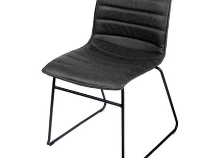 Silla cuadrada "Simi" negro A47cm - 151175