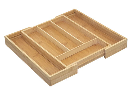Organizador de cubiertos extensible de bambú - 151258