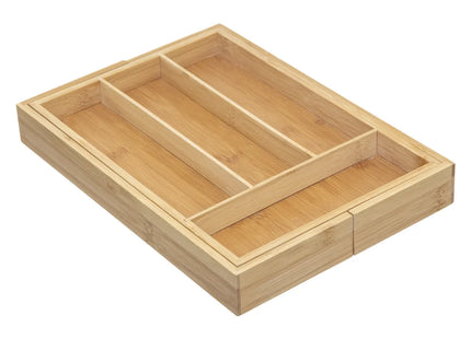 Organizador de cubiertos extensible de bambú - 151258