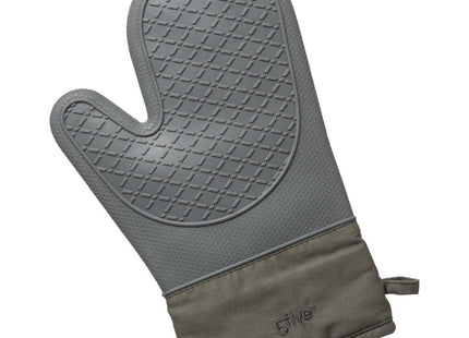 Manopla de horno de doble capa de silicona y tela - 151365