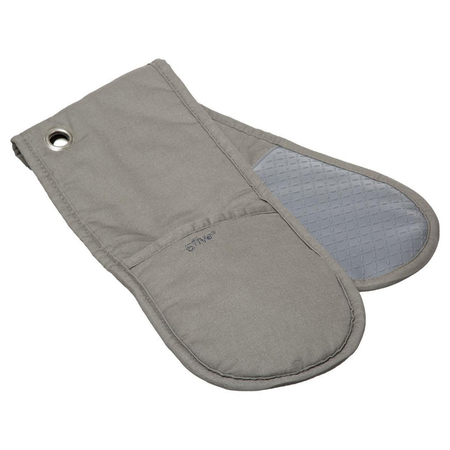 Manopla doble de silicona y tela para horno - 151367