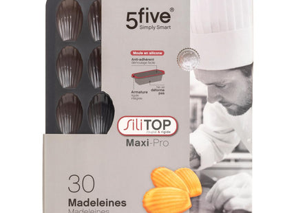 Molde para magdalenas tamaño maxi para 30 en silicona "Silitop" - 151370