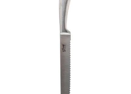 Bloque de almacenamiento de acero inoxidable para 5 cuchillos y tijeras - 151380