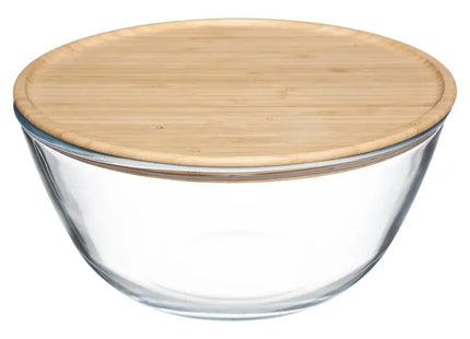 Ensaladera 23 cm de diámetro, tapa de bambú - 151462