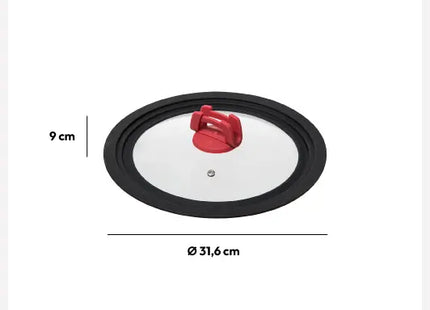 Tapa de cristal universal "Silitop" 26/28/30cm - 151489