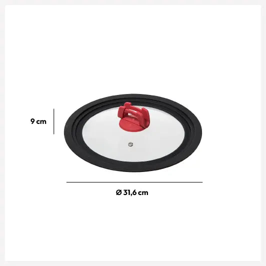 Tapa de cristal universal "Silitop" 26/28/30cm - 151489