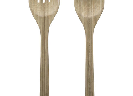 Juego de cubiertos de ensalada de bambú - 151490
