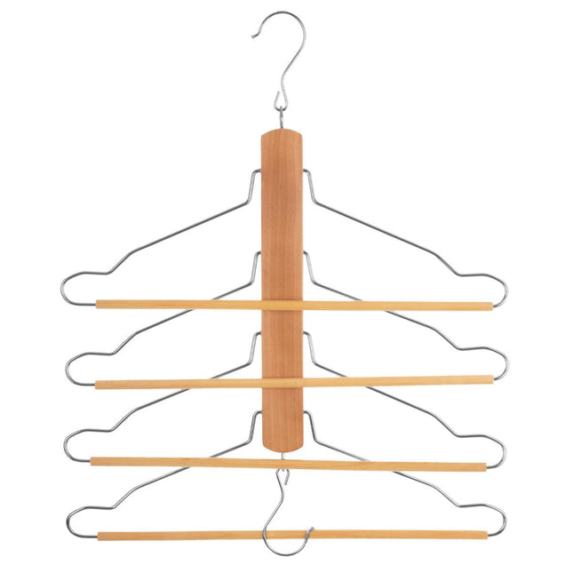 Percha de plástico 4 camisas / pantalones - 151521