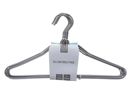 10 perchas de metal - 151527