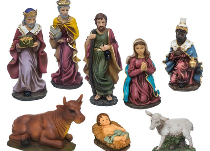 Accesorios "Santos" x8 de resina A20cm - 151892