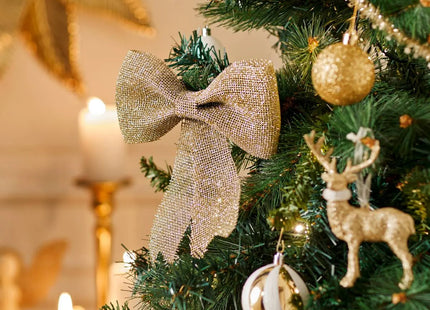 Lazo yute dorado 19x24cm - 153674C