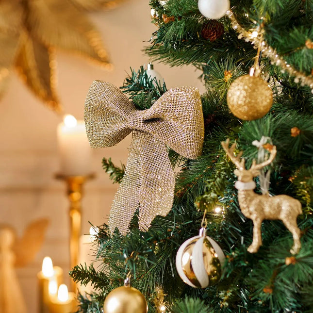 Lazo yute dorado 19x24cm - 153674C