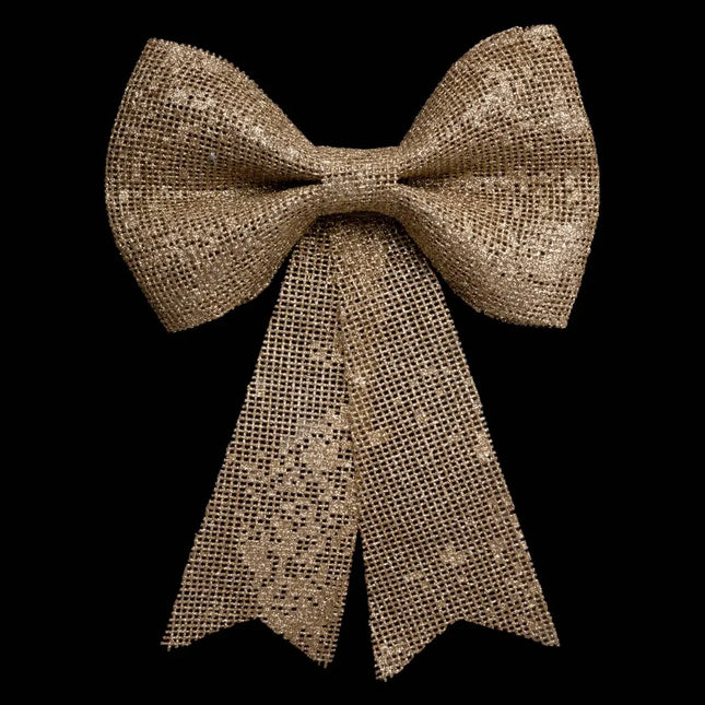 Lazo yute dorado 19x24cm - 153674C