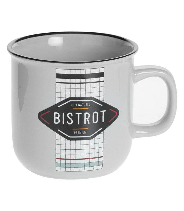 Taza "Bistrot" de loza Esmaltada 42cl - 154462