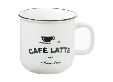 Taza "Bistrot" de loza esmaltada 42CL - 154487