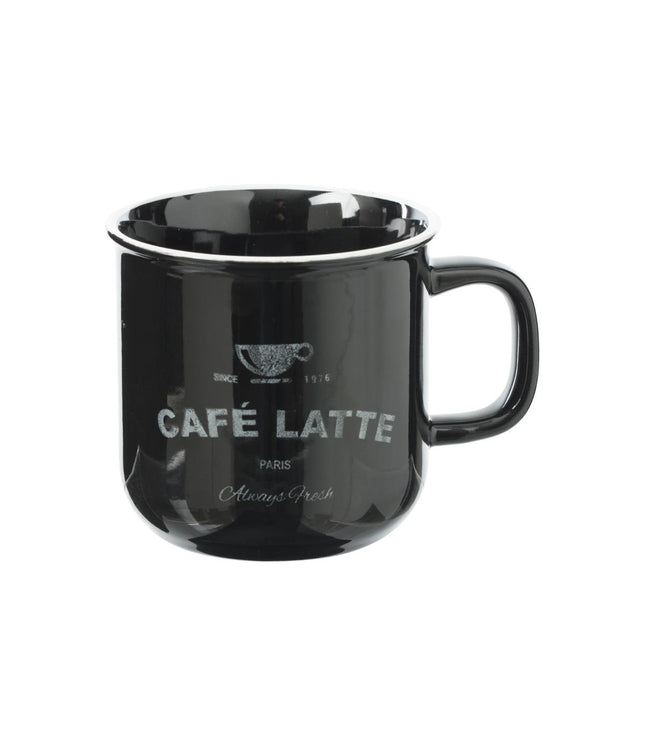 Taza "Bistrot" de loza esmaltada 42CL - 154487