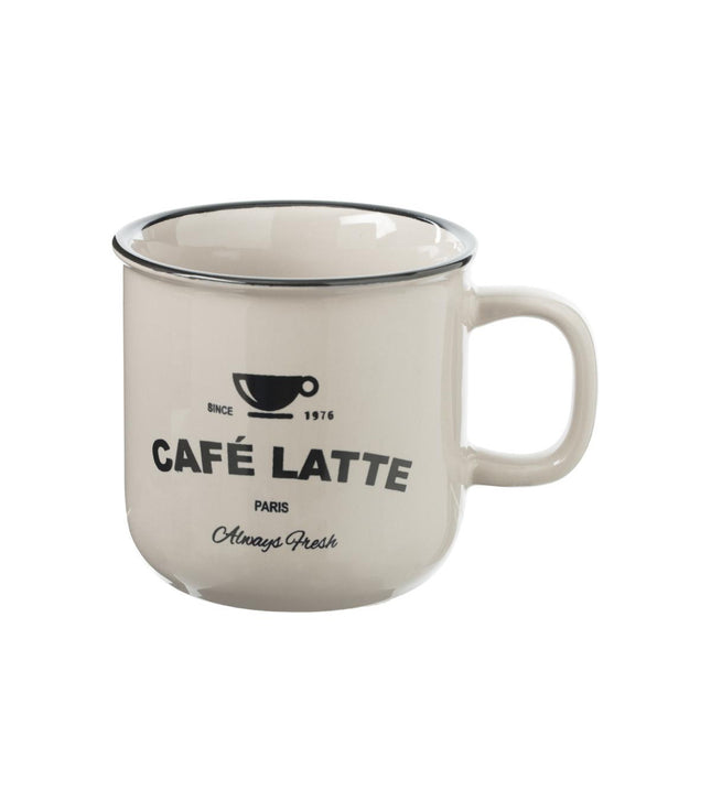 Taza "Bistrot" de loza esmaltada 42CL - 154487