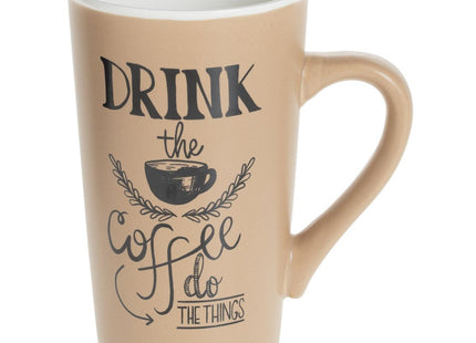 Taza "Hot drink" alta de porcelana 50cl - 154498