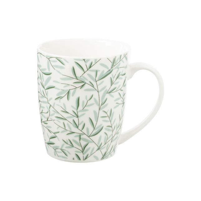 Taza de porcelana "Flores" 33cl - 154529
