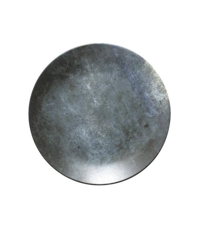 Plato de postre de loza imitación cemento D20 - 154608