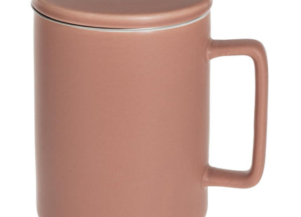 Taza té "Nature" de porcelana 40cl terracota - 154609B