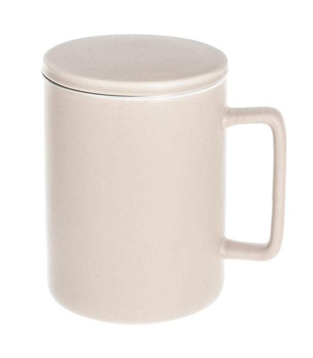 Taza té "Nature" de porcelana 40cl rosa - 154609C